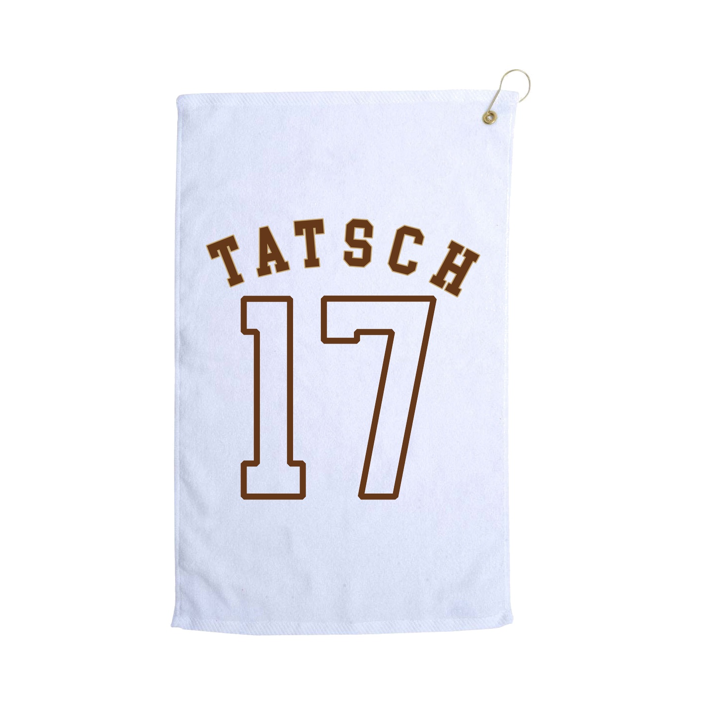 Golf Towel — Shirsey Arch in White