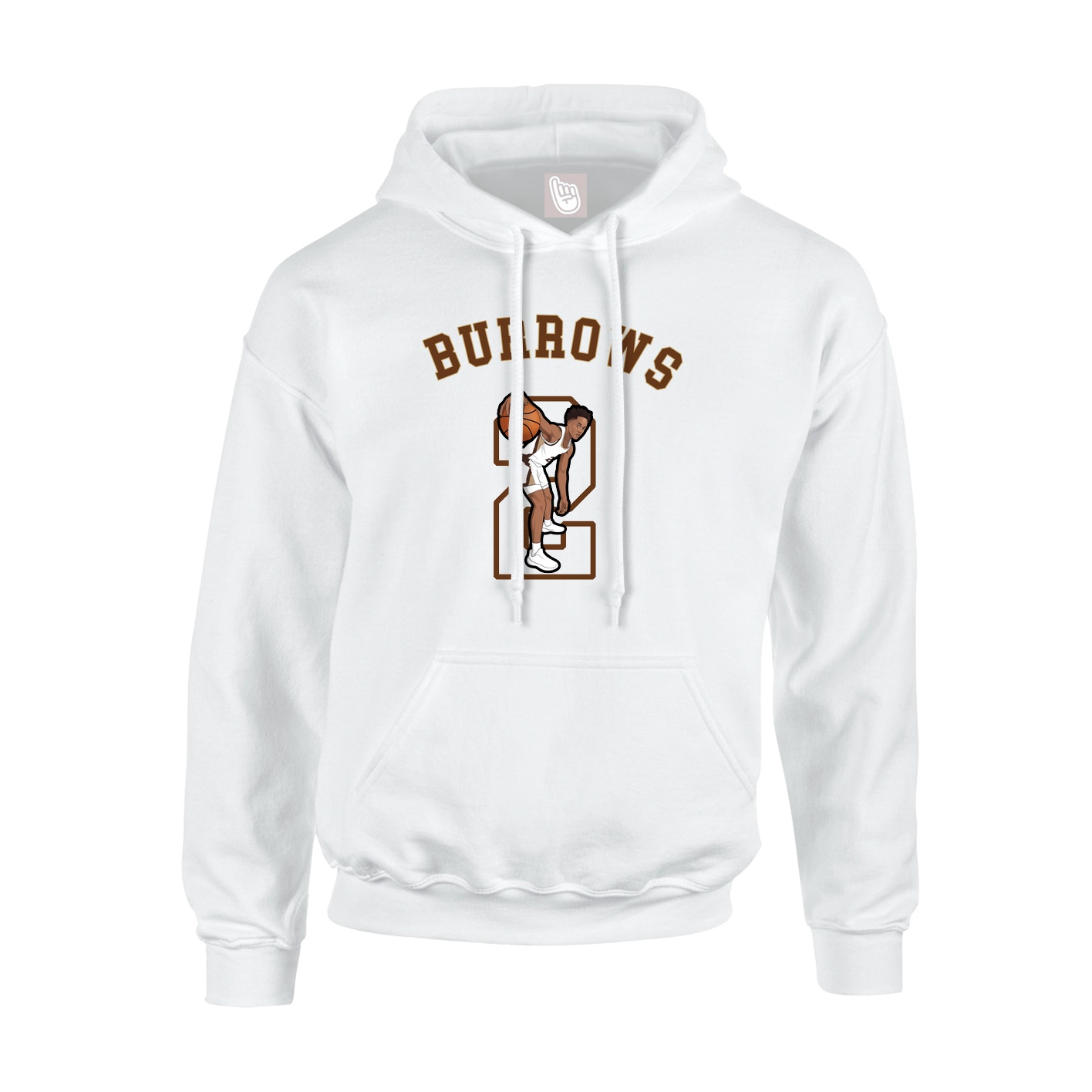 Youth Hoodie — Shirsey Arch in White