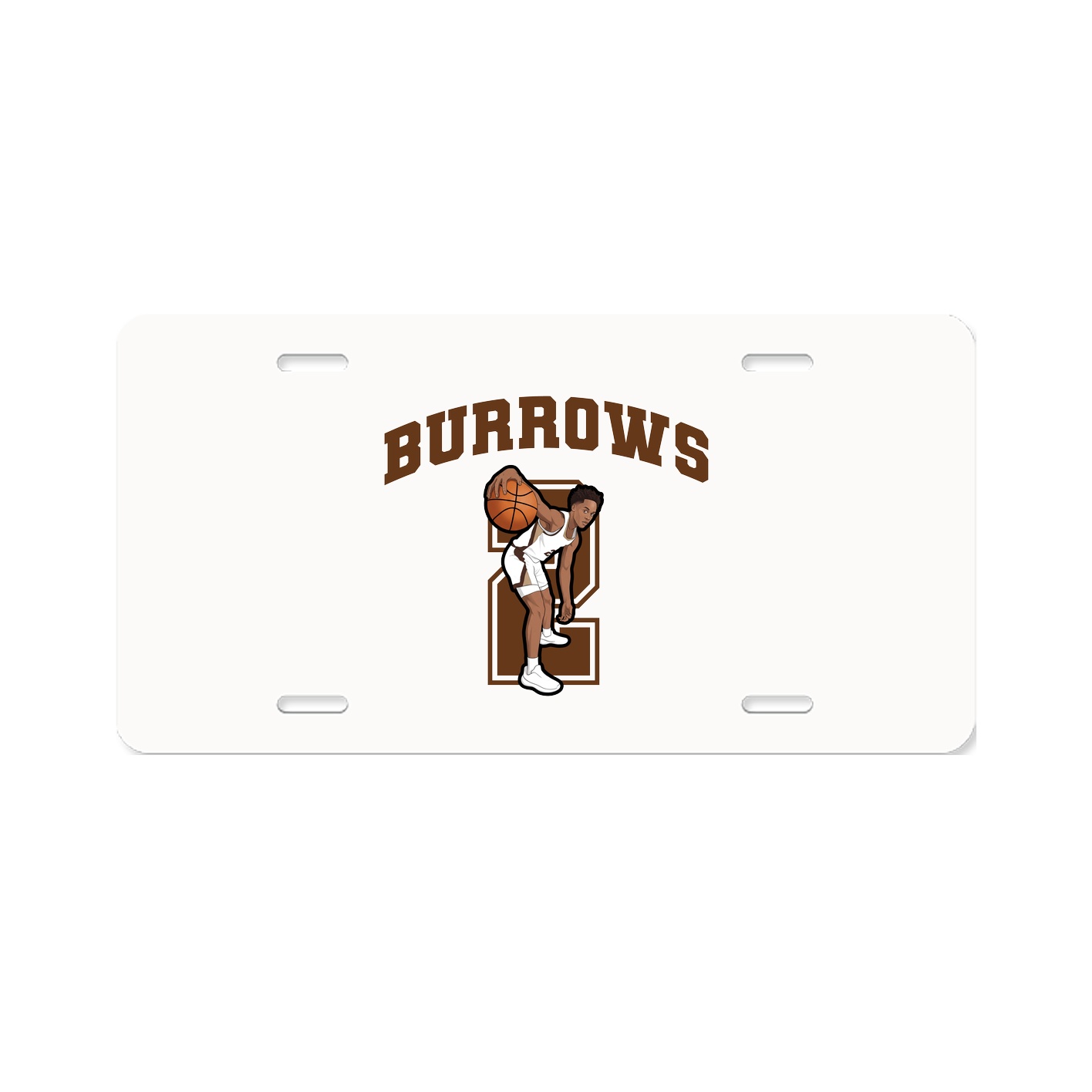 License Plate — Number in Classic