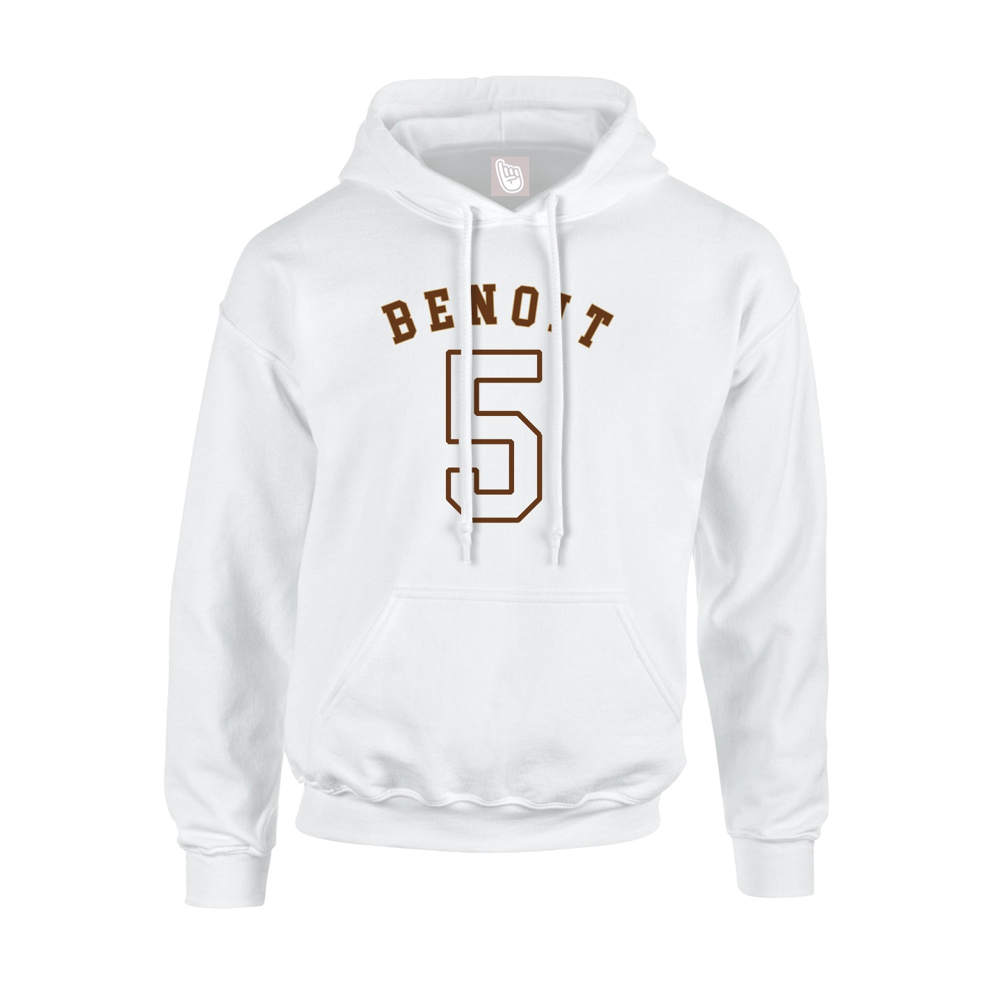 Hoodie — Shirsey Arch in White