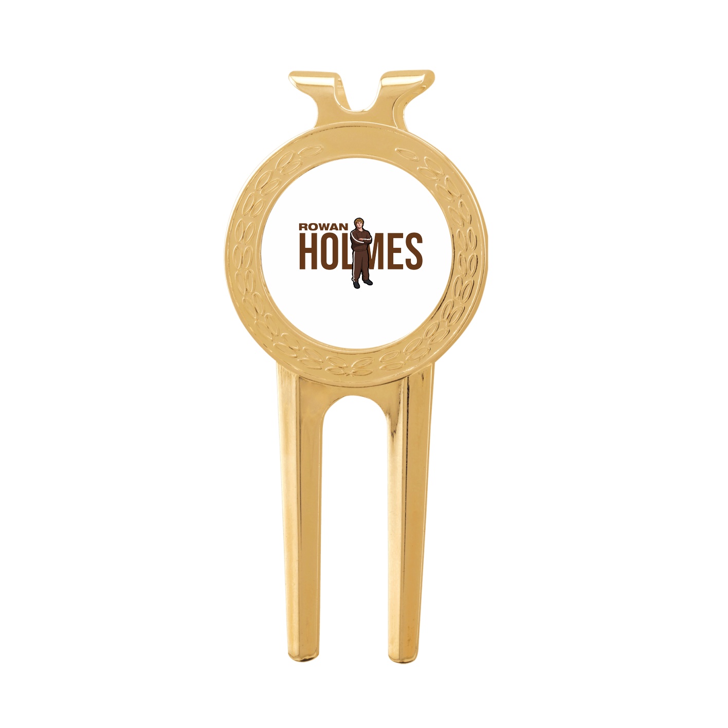 Divot Tool with Ball Marker — Player Name in Classic