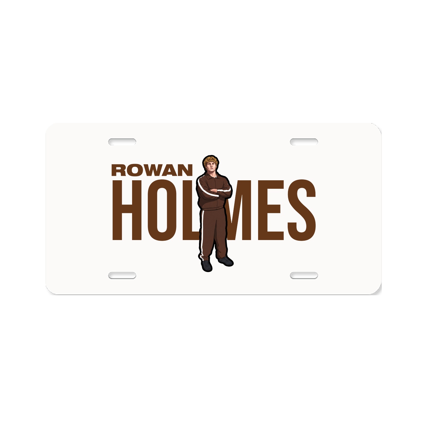 License Plate — Player Name in Classic