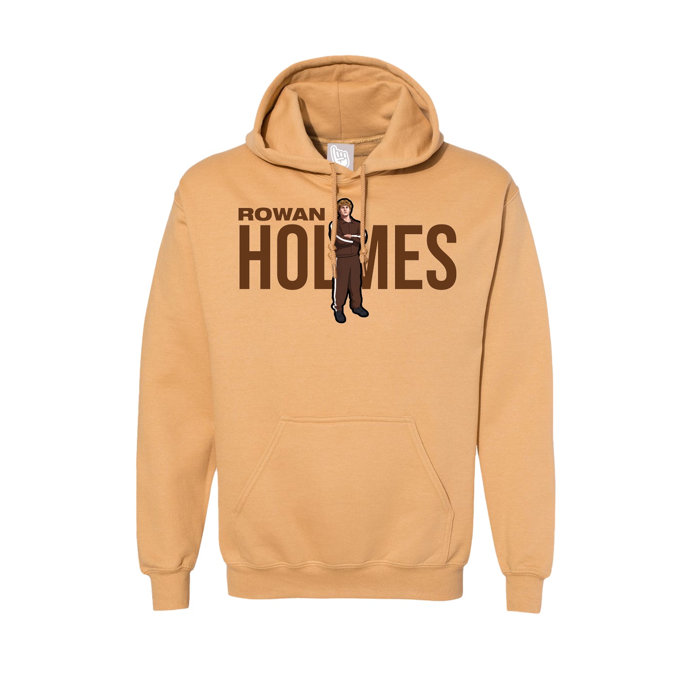 Hoodie — Player Name in Vegas Gold