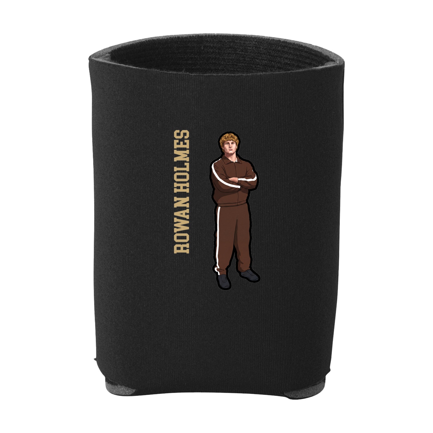 Can Holder — Name Vertical in Black