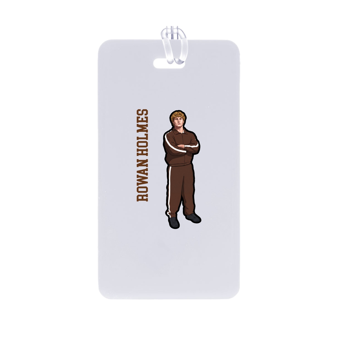 Bag Tag — Name Vertical in Classic