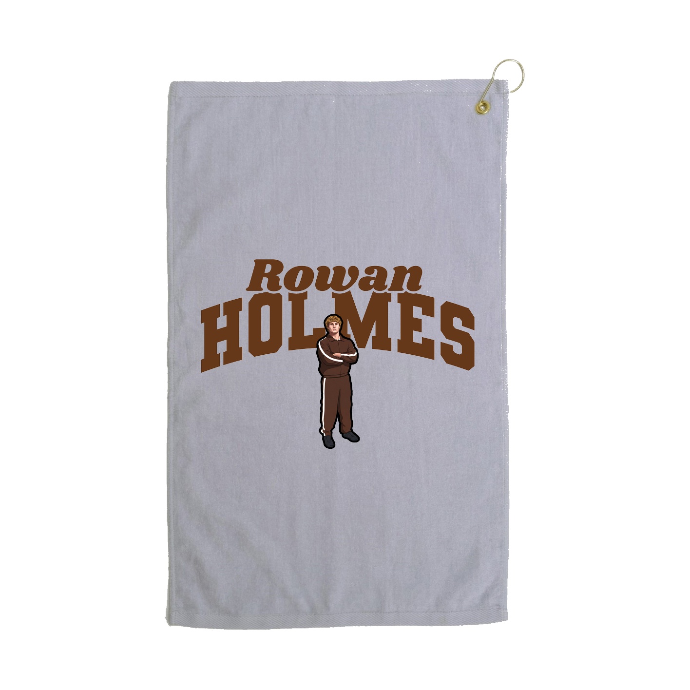 Golf Towel — Signature Arch in Grey
