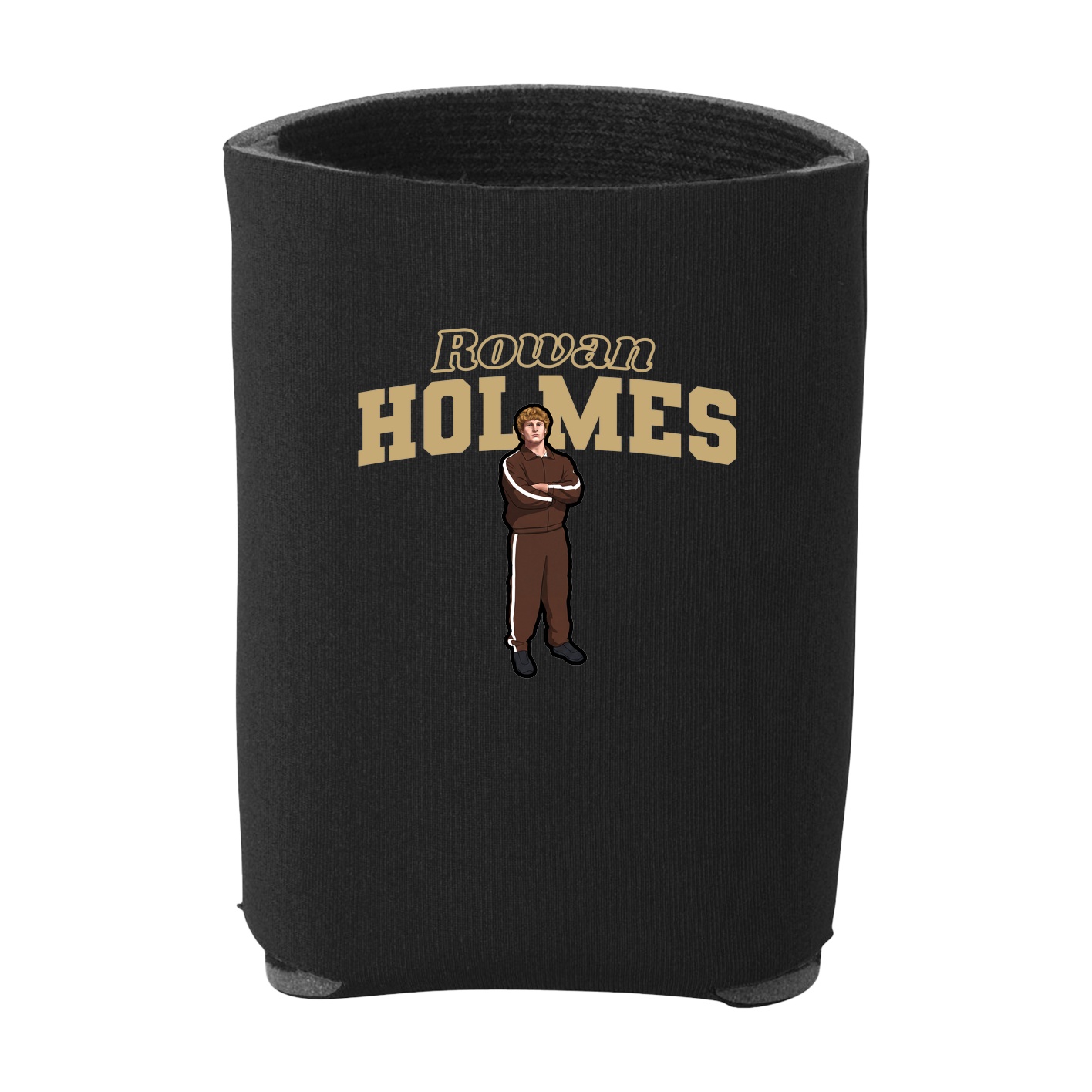Can Holder — Name Arch in Black