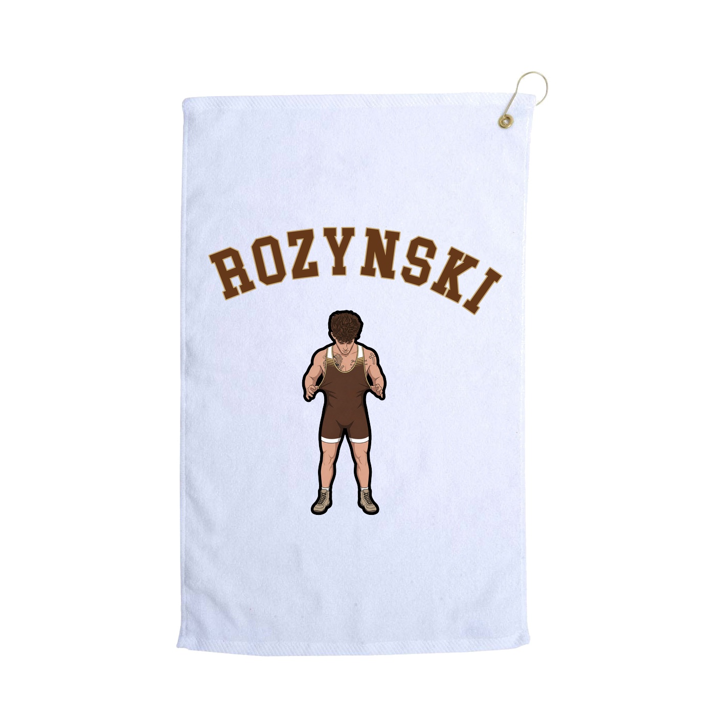 Golf Towel — Shirsey Arch in White