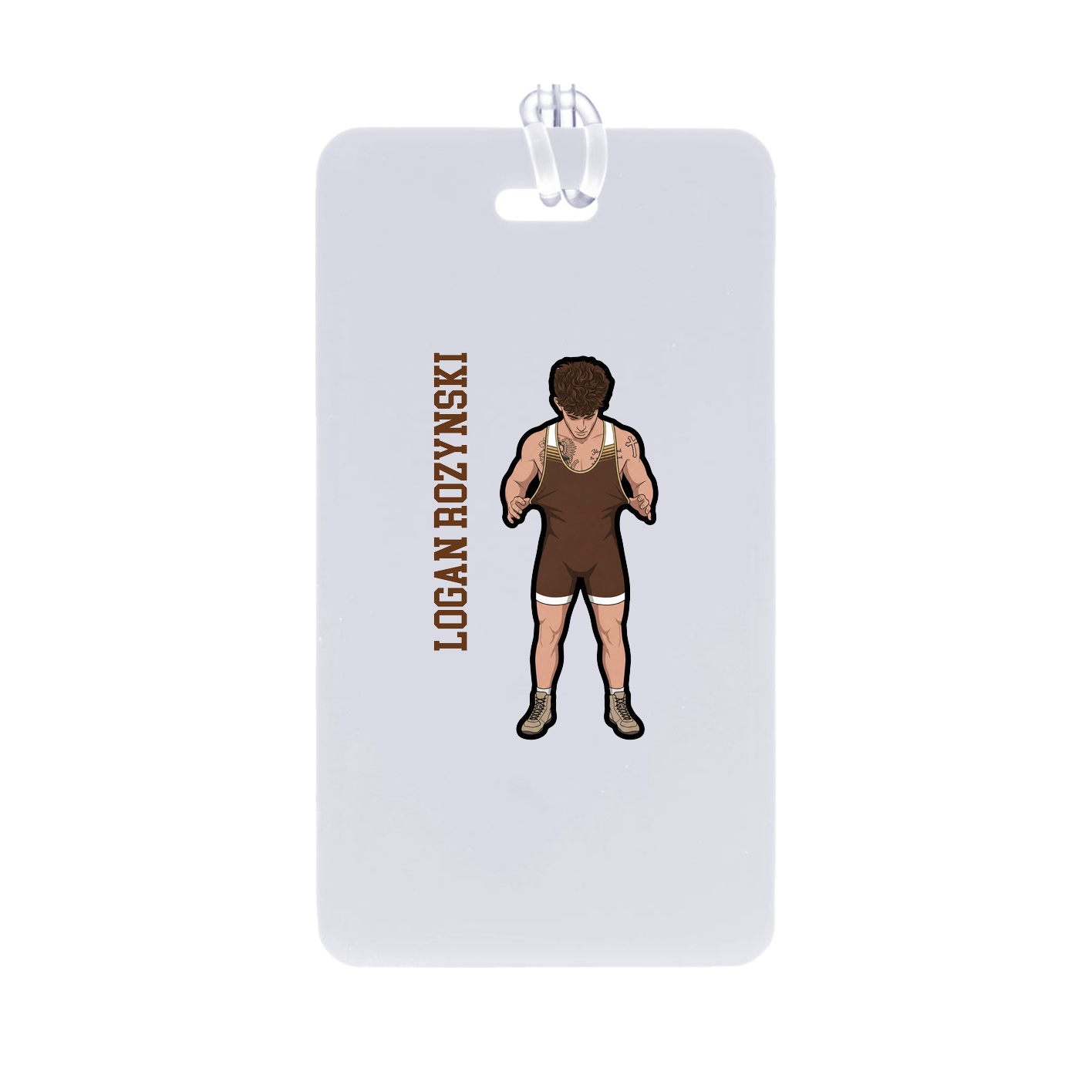 Bag Tag — Name Vertical in Classic