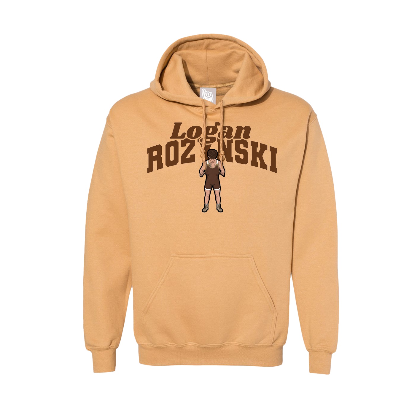 Hoodie — Signature Arch in Vegas Gold
