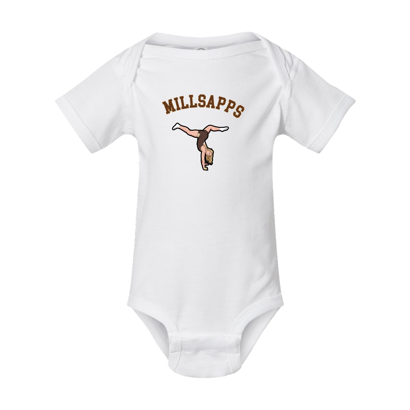 Baby Onesie — Shirsey Arch in White