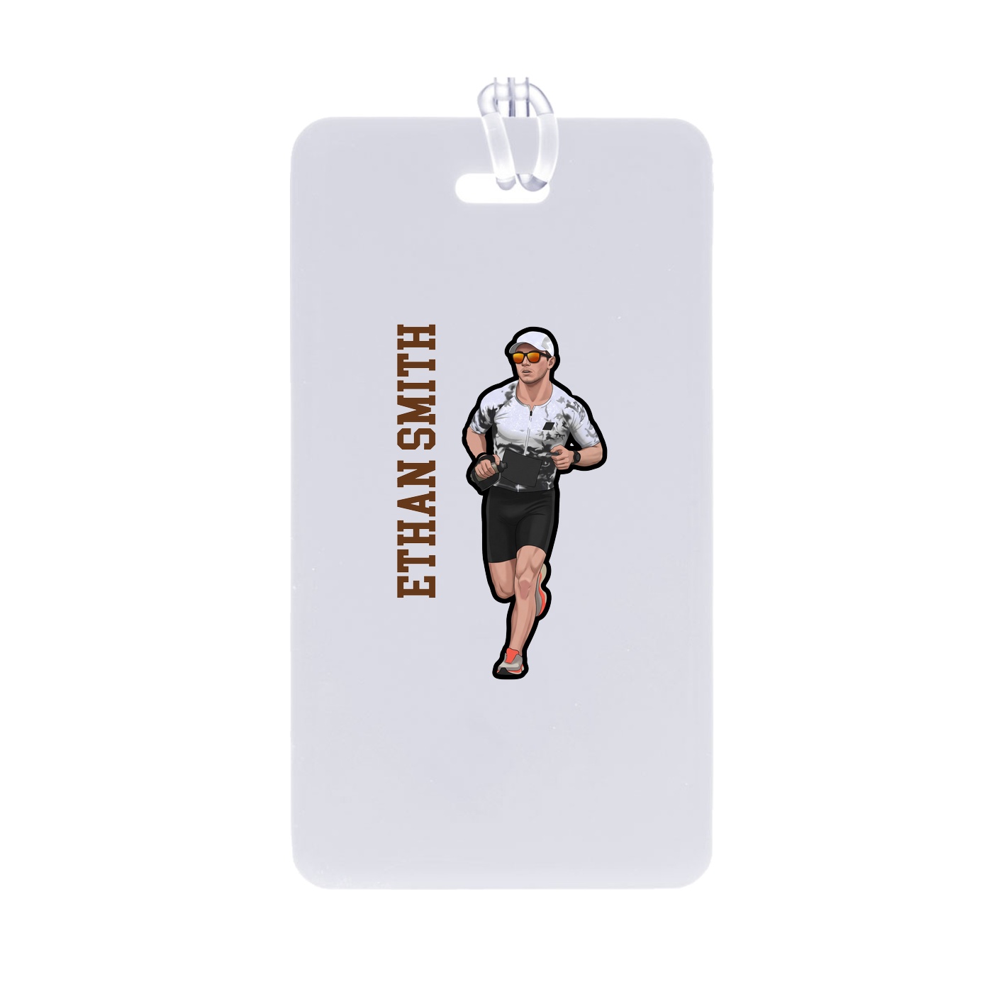 Bag Tag — Name Vertical in Classic