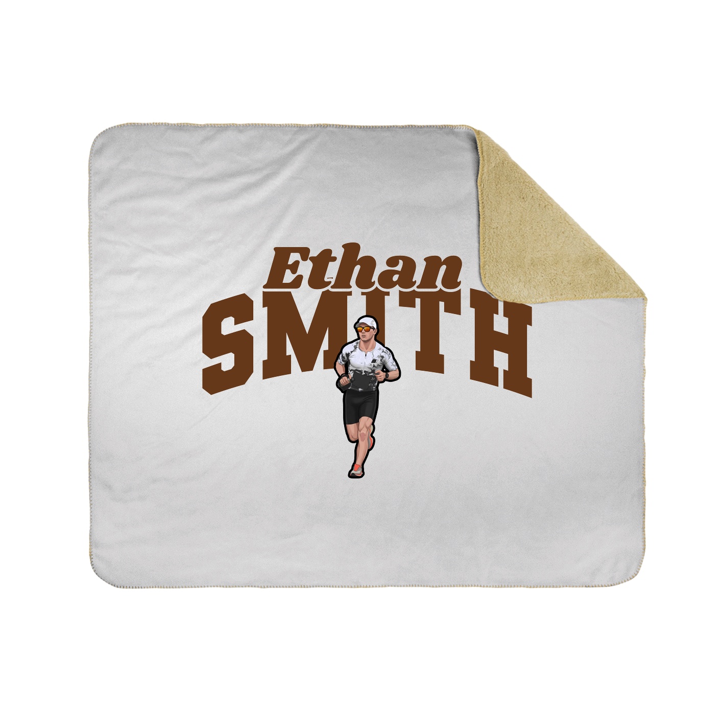 Throw Blanket — Signature Arch in White