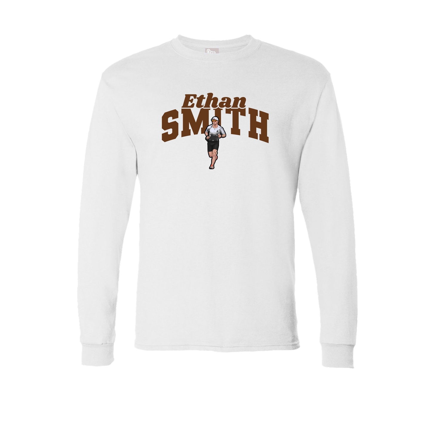 Long Sleeve Tee — Signature Arch in White