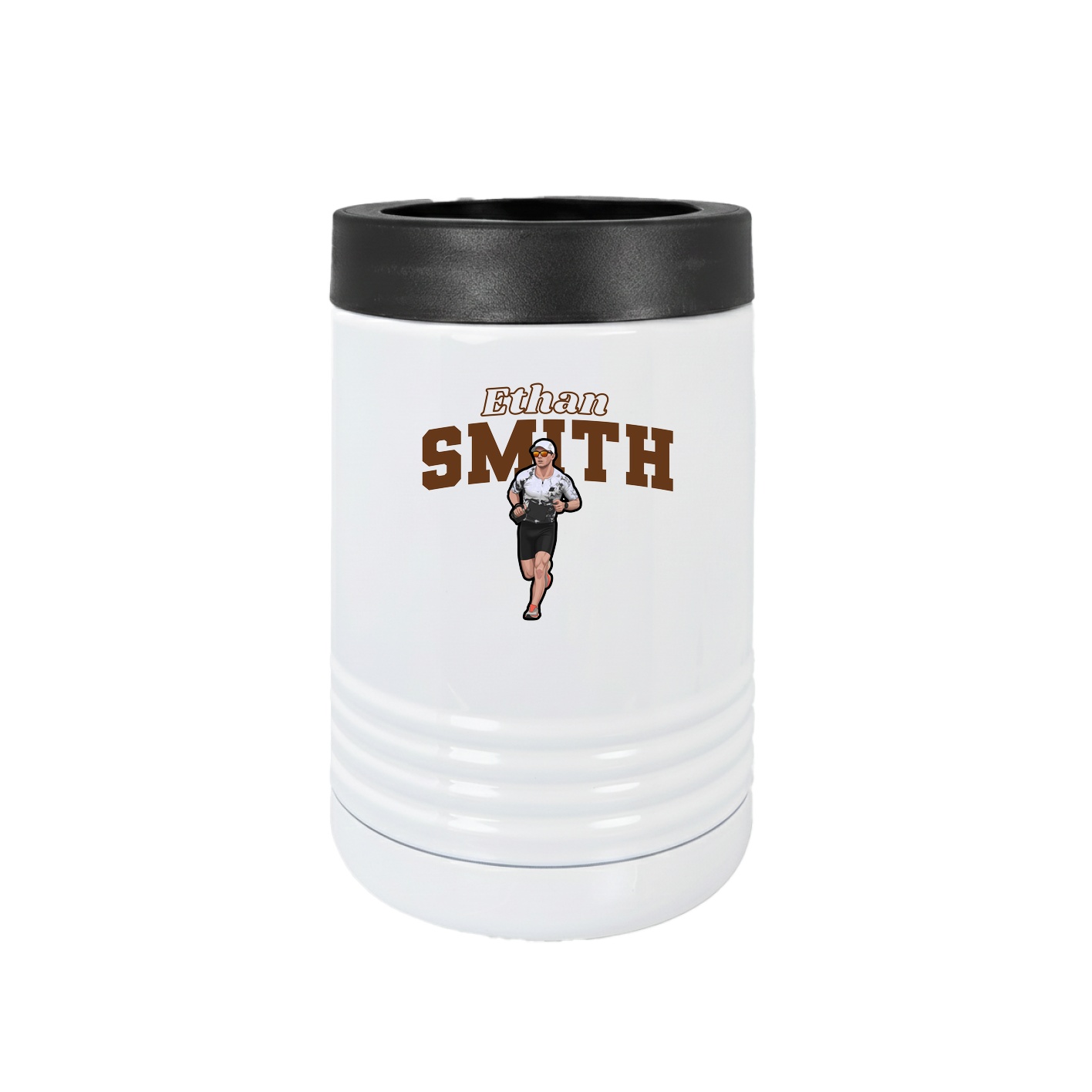 Beverage Holder — Name Arch in White