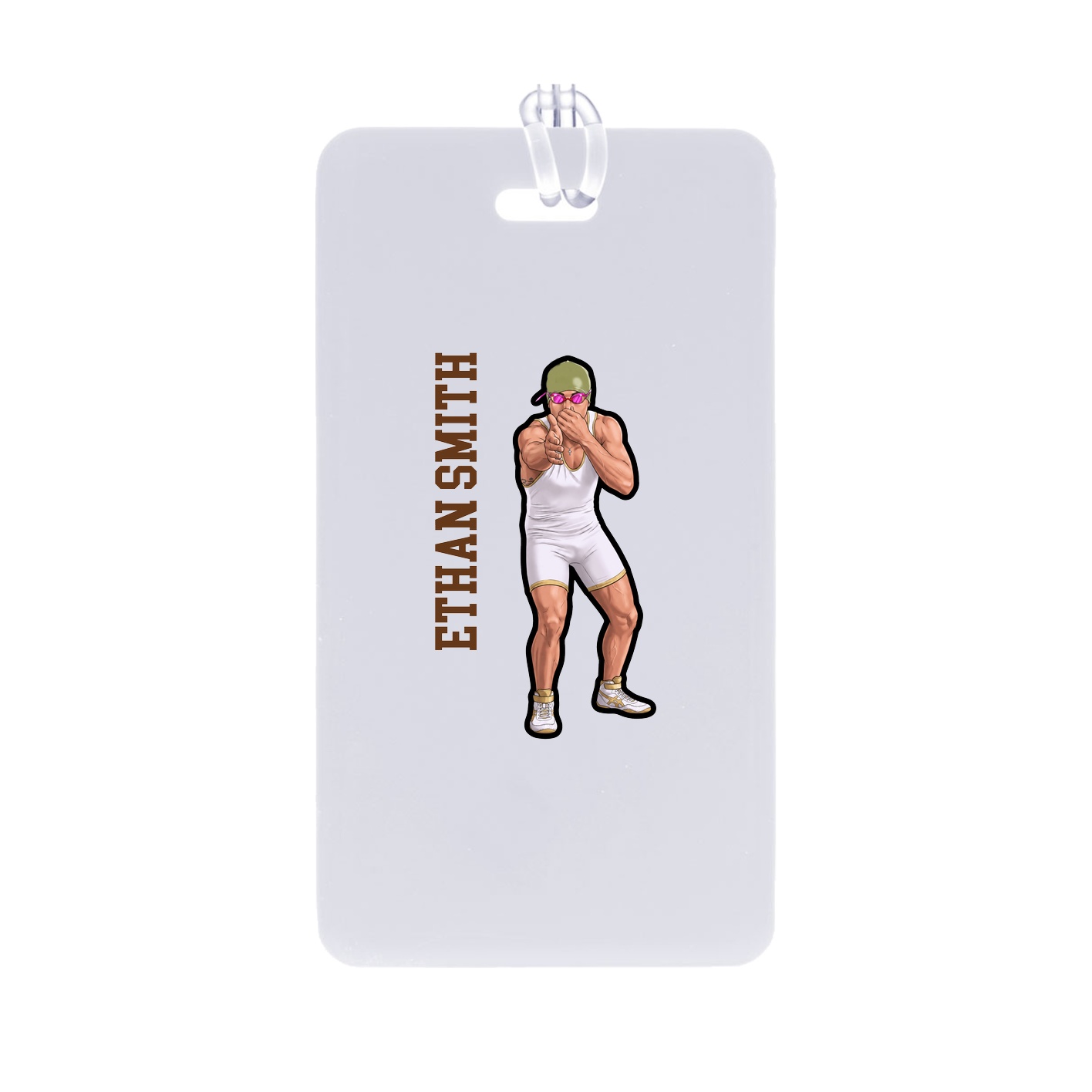 Bag Tag — Name Vertical in Classic