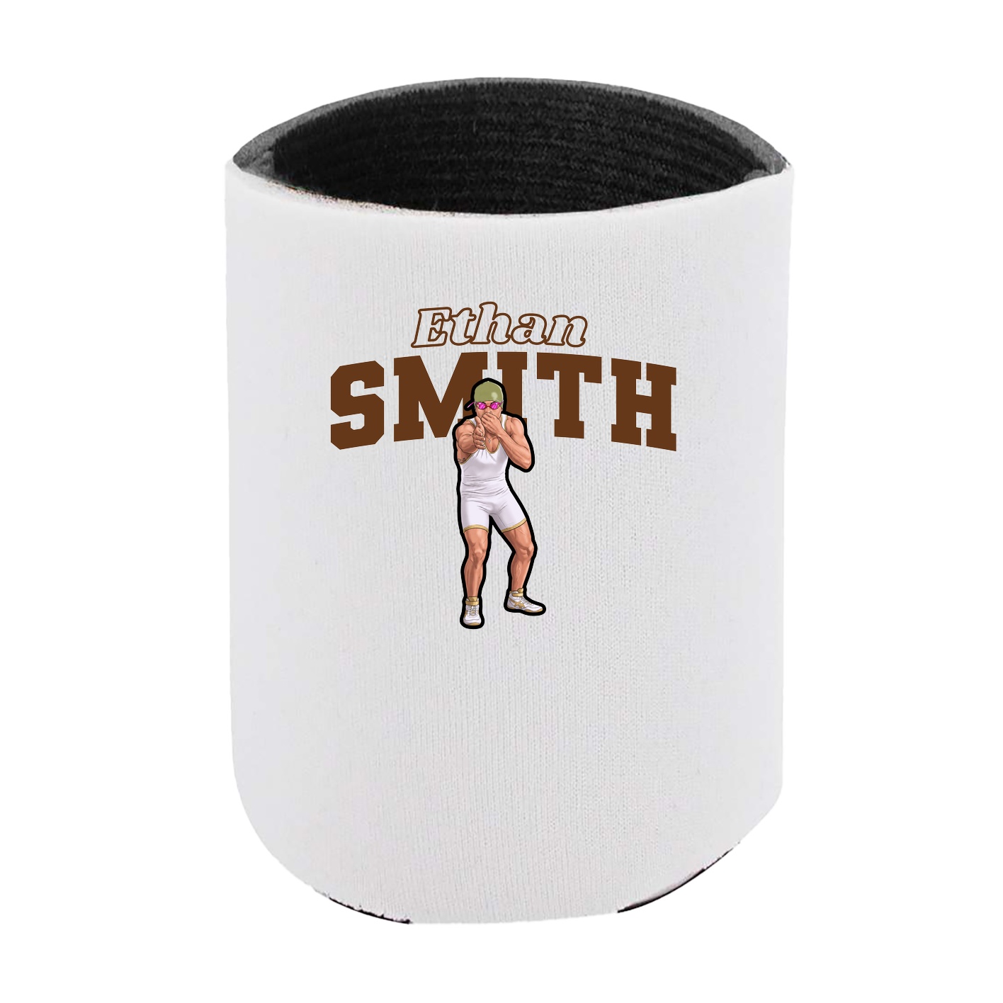 Can Holder — Name Arch in White