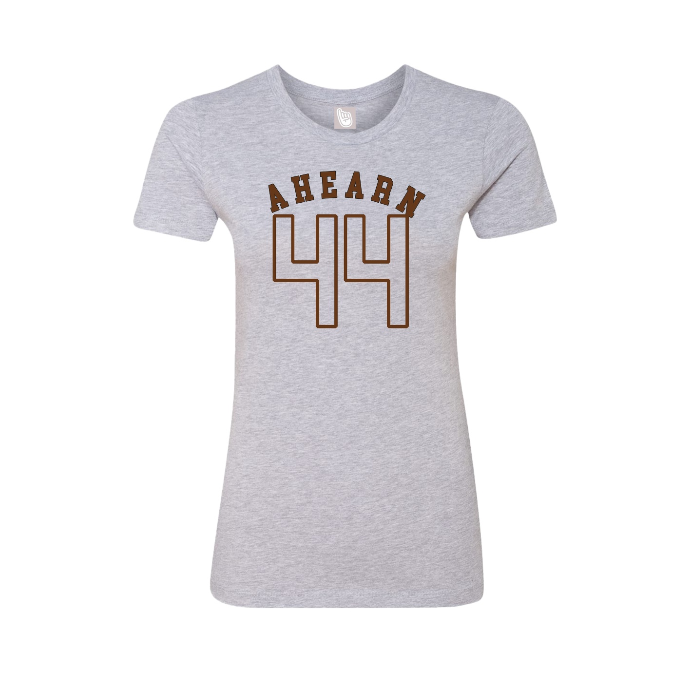 Fitted Women's Tee — Shirsey Arch in Grey