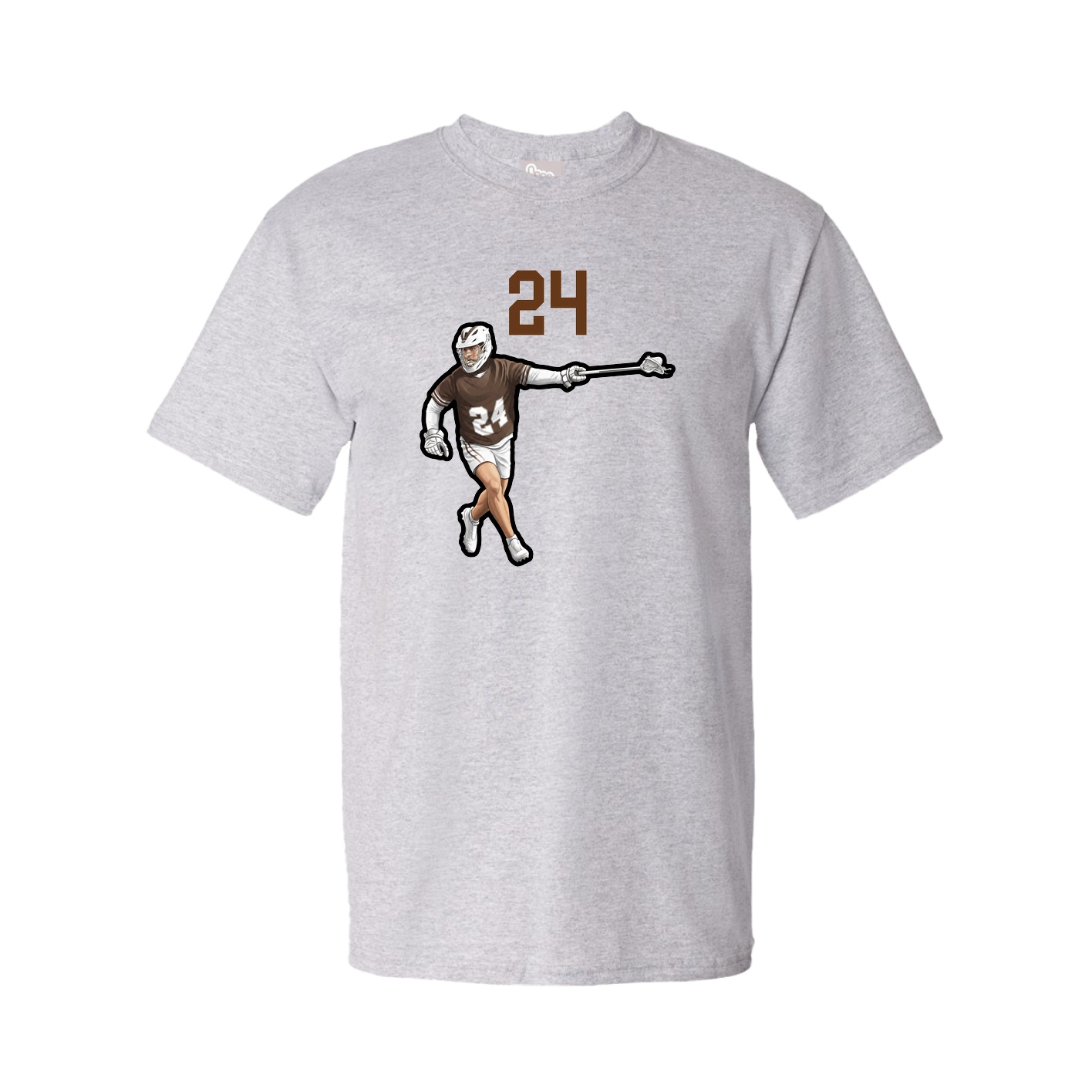 Youth Tee — Number Top in Grey