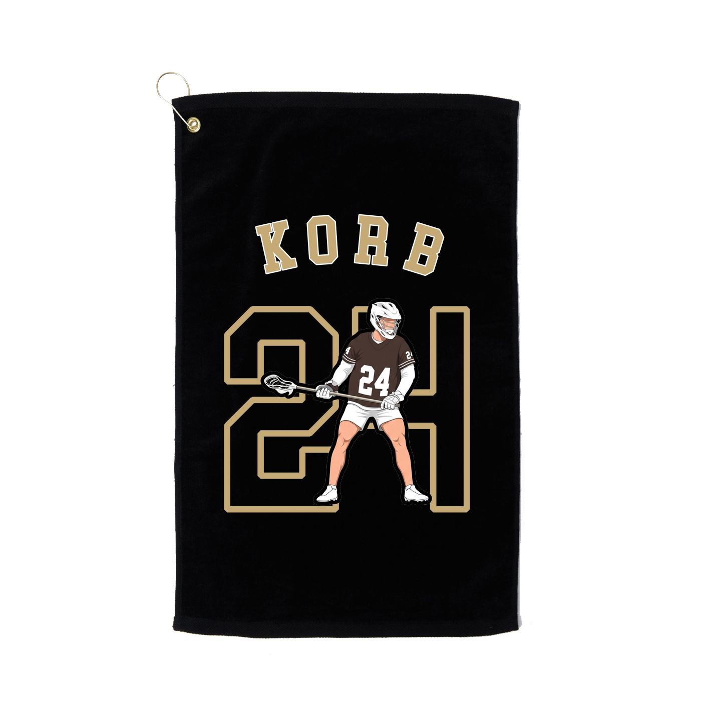 Golf Towel — Shirsey Arch in Black