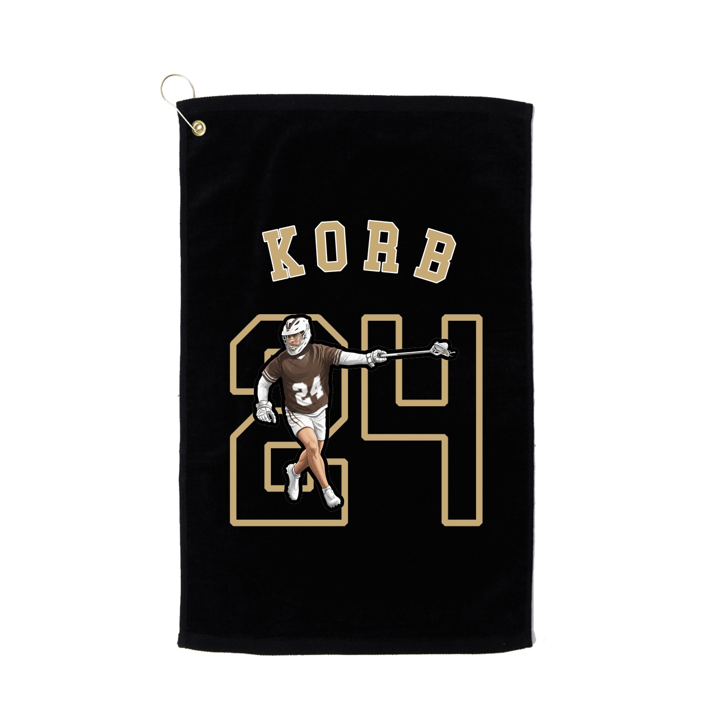 Golf Towel — Shirsey Arch in Black