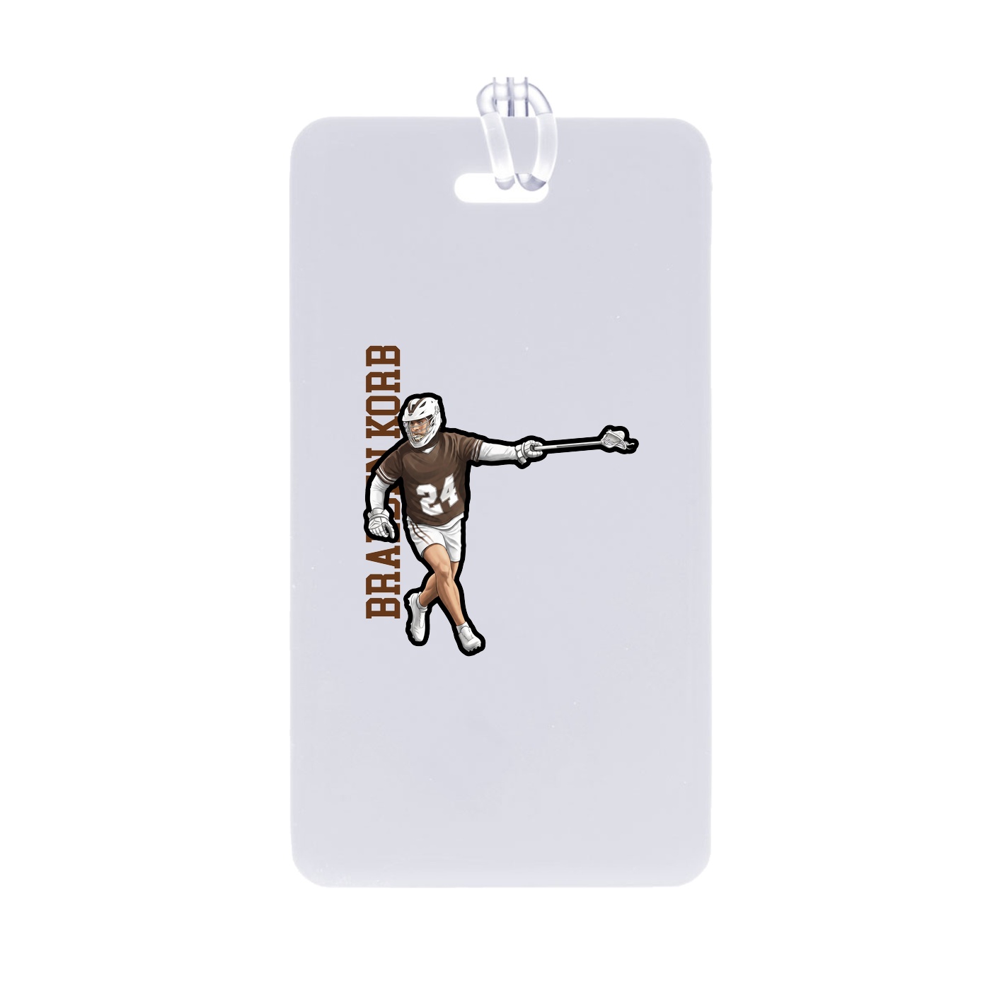 Bag Tag — Name Vertical in Classic