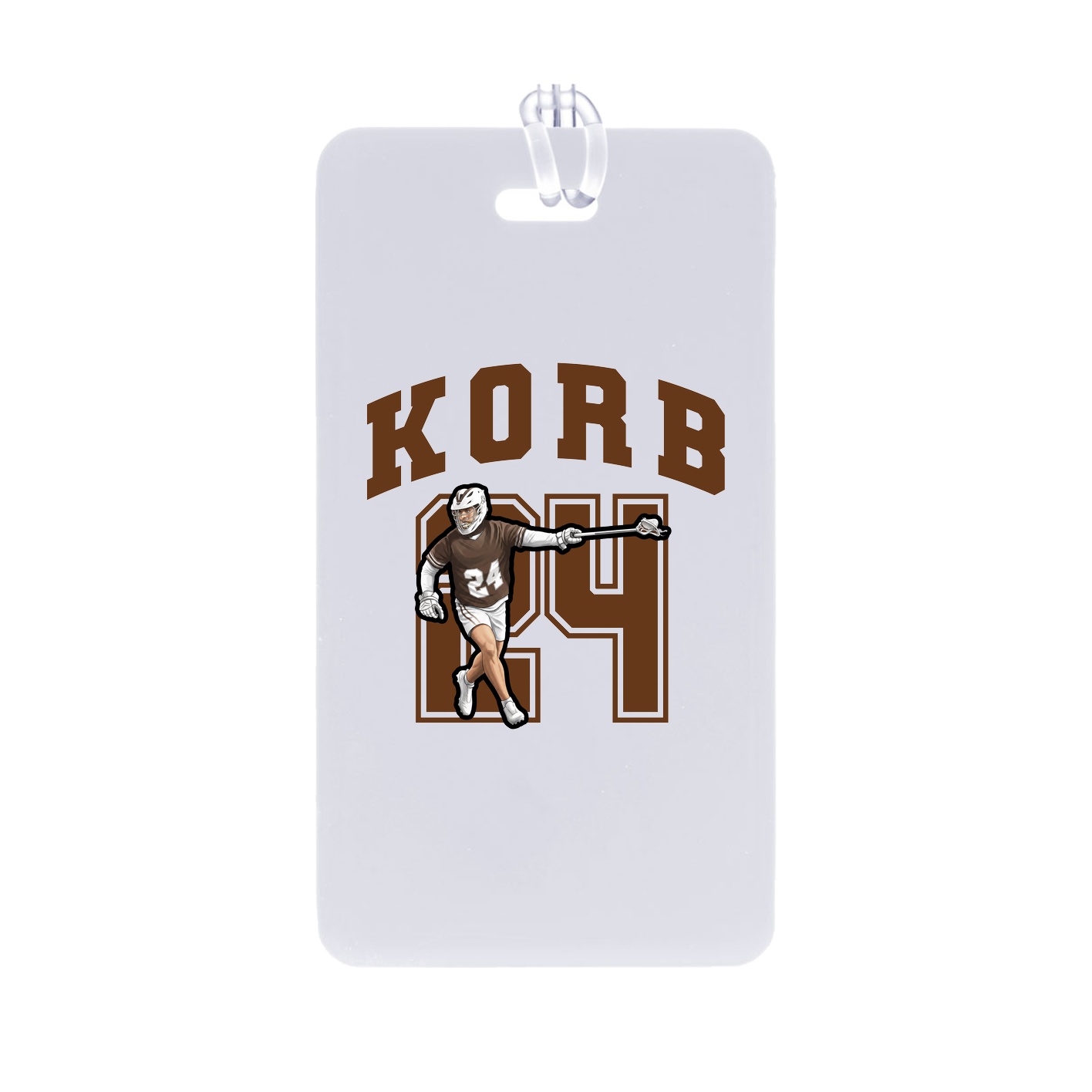 Bag Tag — Number in Classic