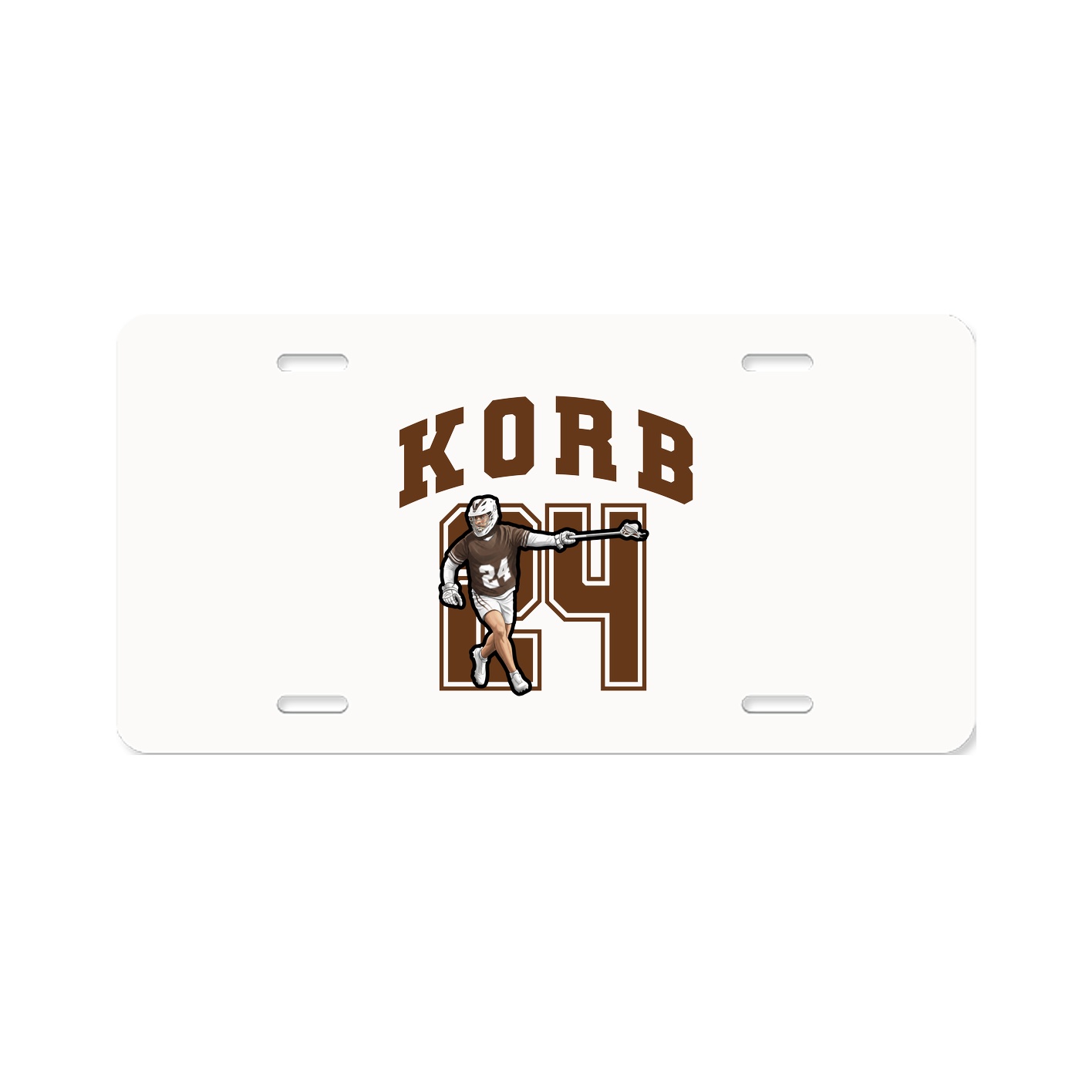 License Plate — Number in Classic