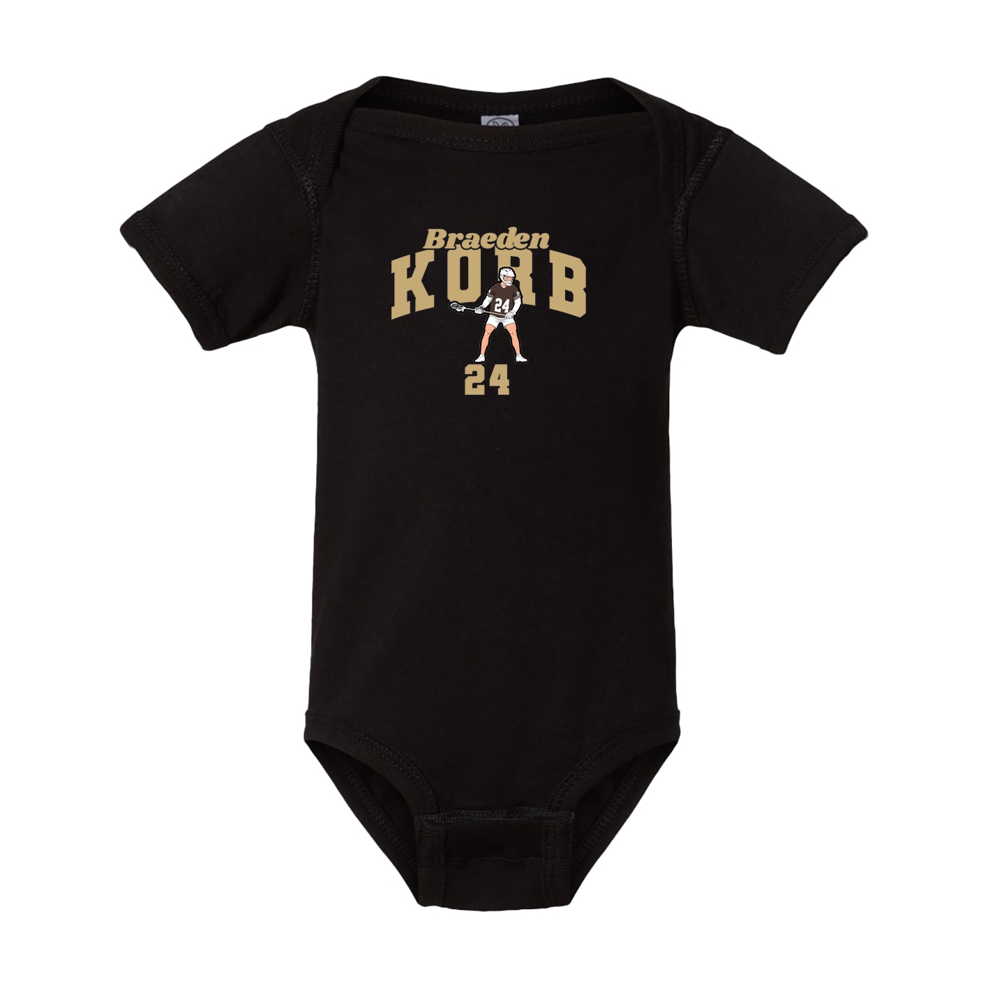 Baby Onesie — Signature Arch in Black