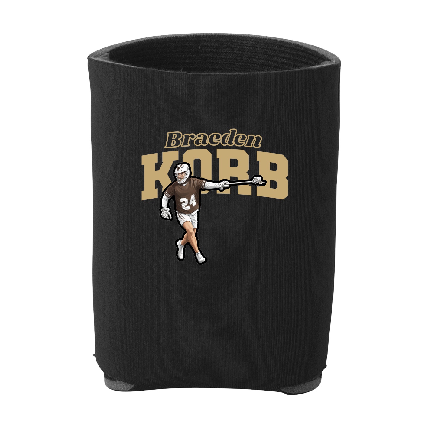 Can Holder — Name Arch in Black