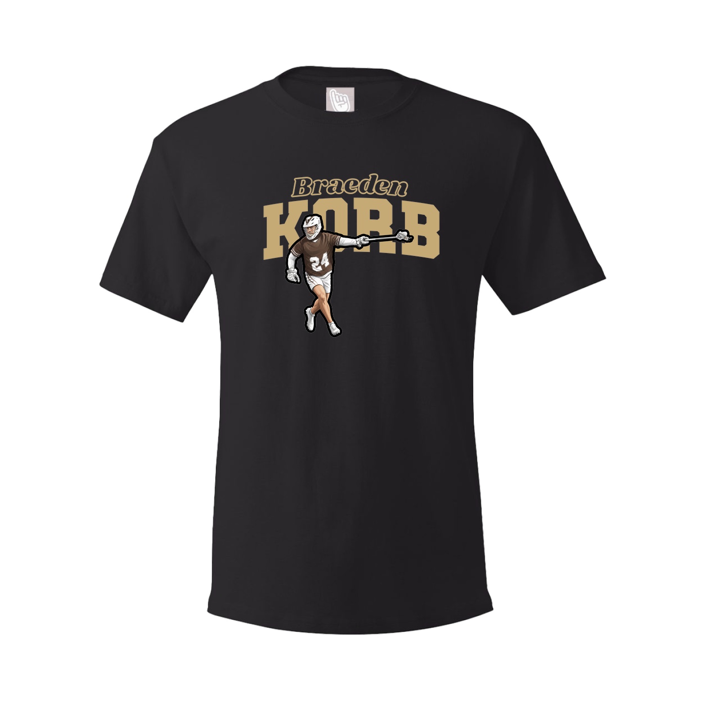 Youth Tee — Name Arch in Black