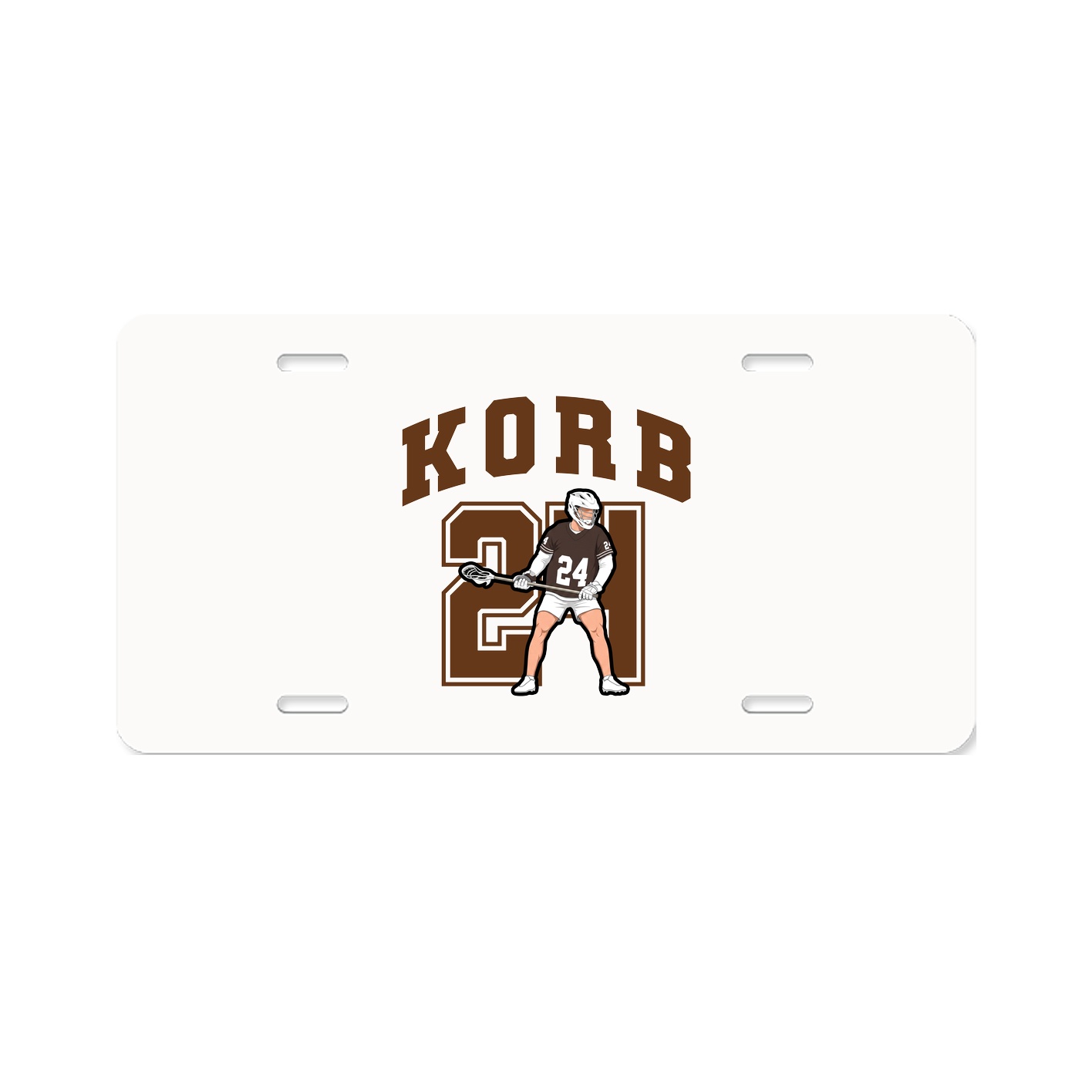 License Plate — Number in Classic