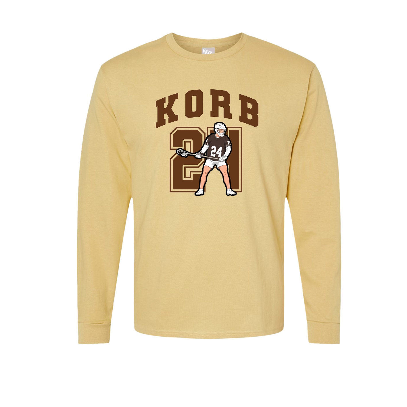 Long Sleeve Tee — Number in Vegas Gold