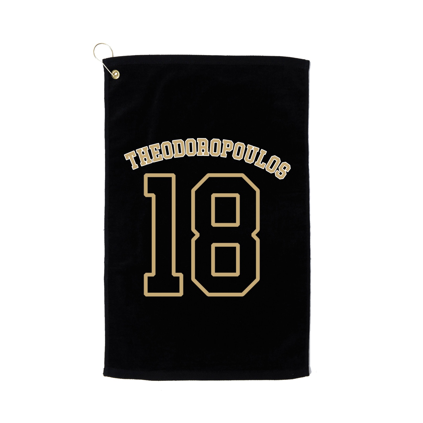 Golf Towel — Shirsey Arch in Black