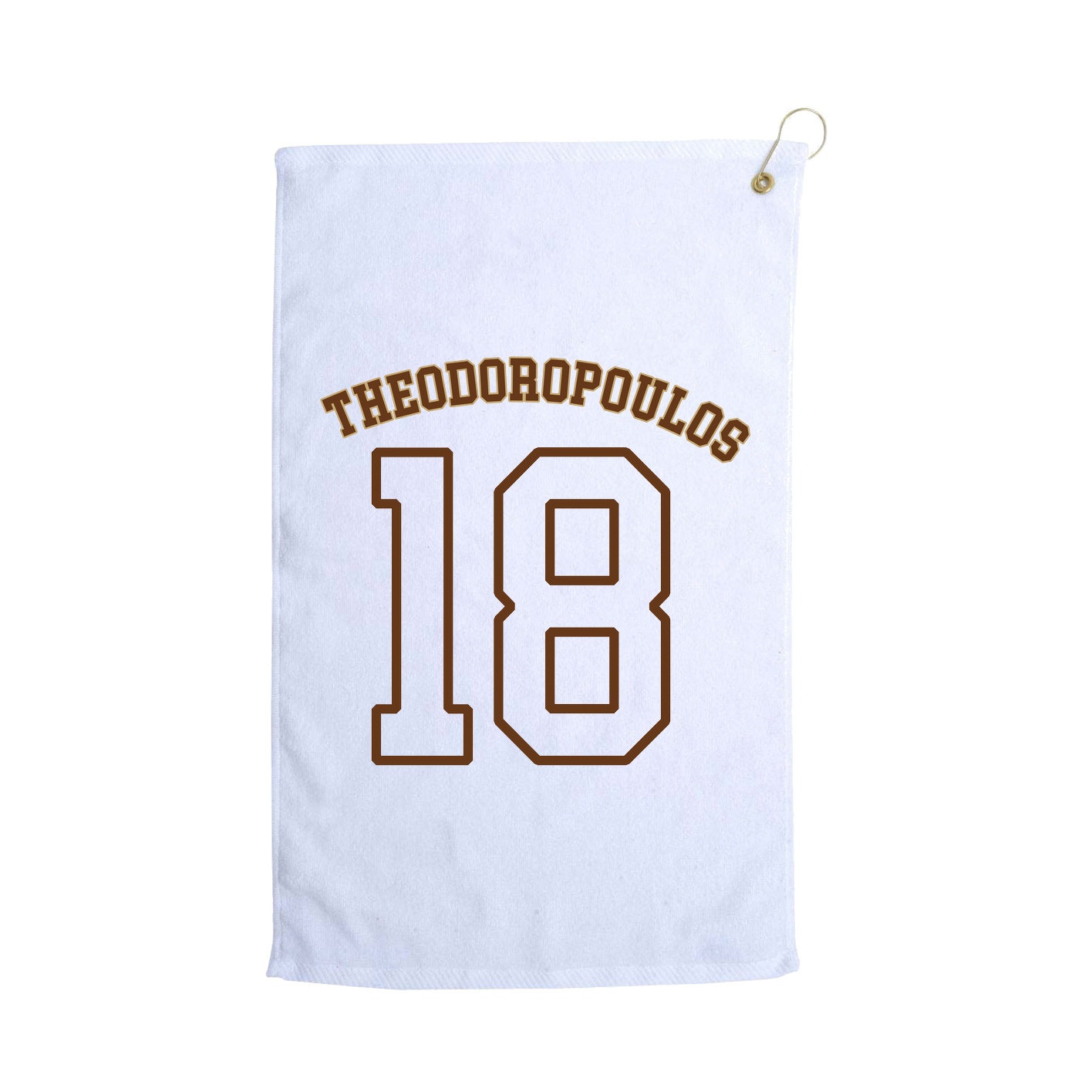 Golf Towel — Shirsey Arch in White