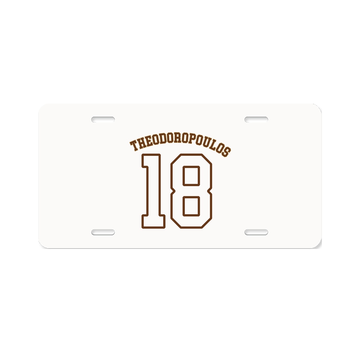 License Plate — Shirsey Arch in Classic
