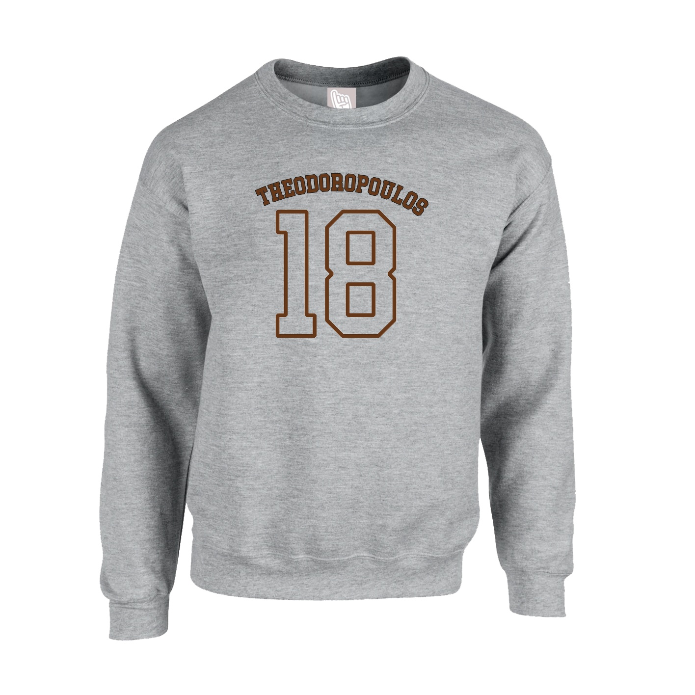 Fleece Crew — Shirsey Arch in Grey