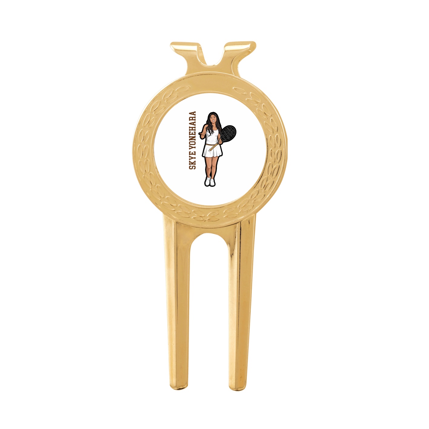 Divot Tool with Ball Marker — Name Vertical in Classic