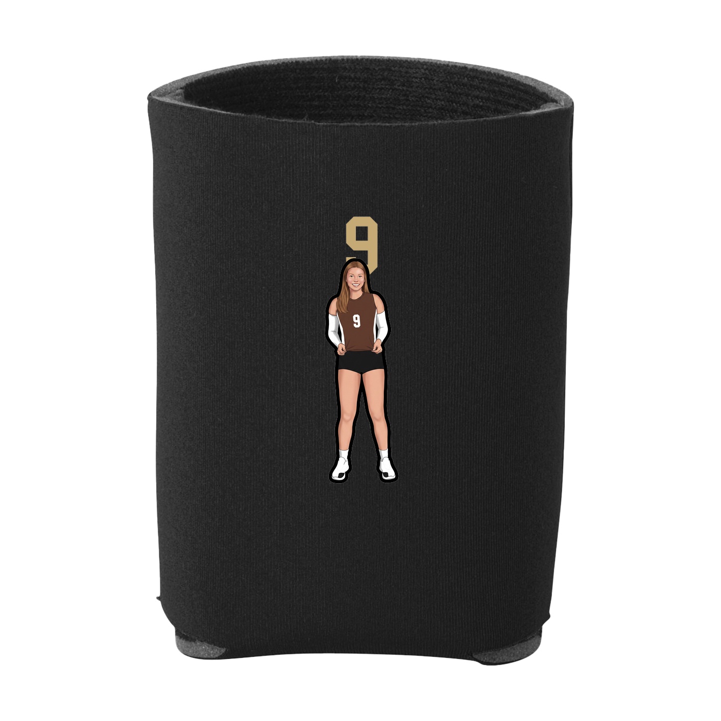 Can Holder — Number Top in Black