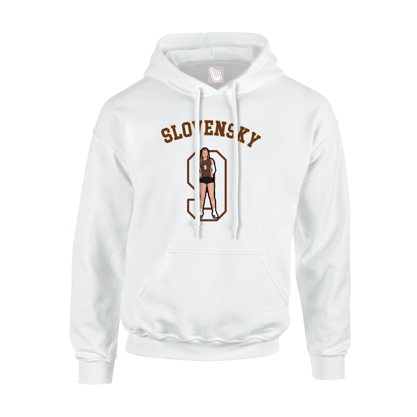 Youth Hoodie — Shirsey Arch in White