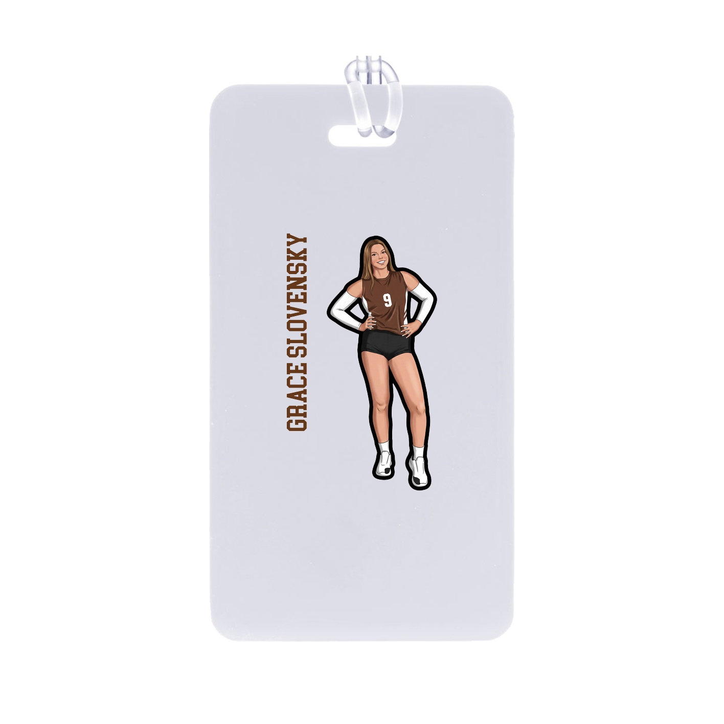 Bag Tag — Name Vertical in Classic