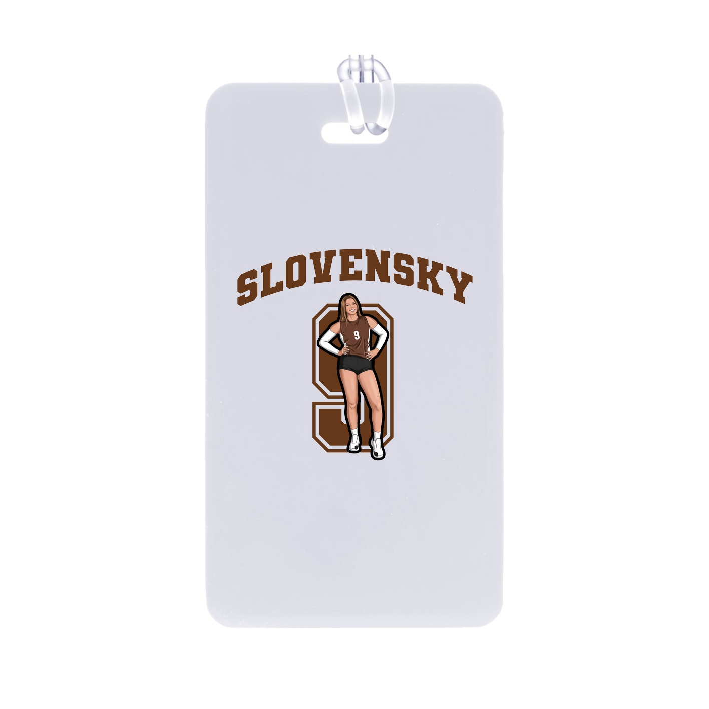 Bag Tag — Number in Classic