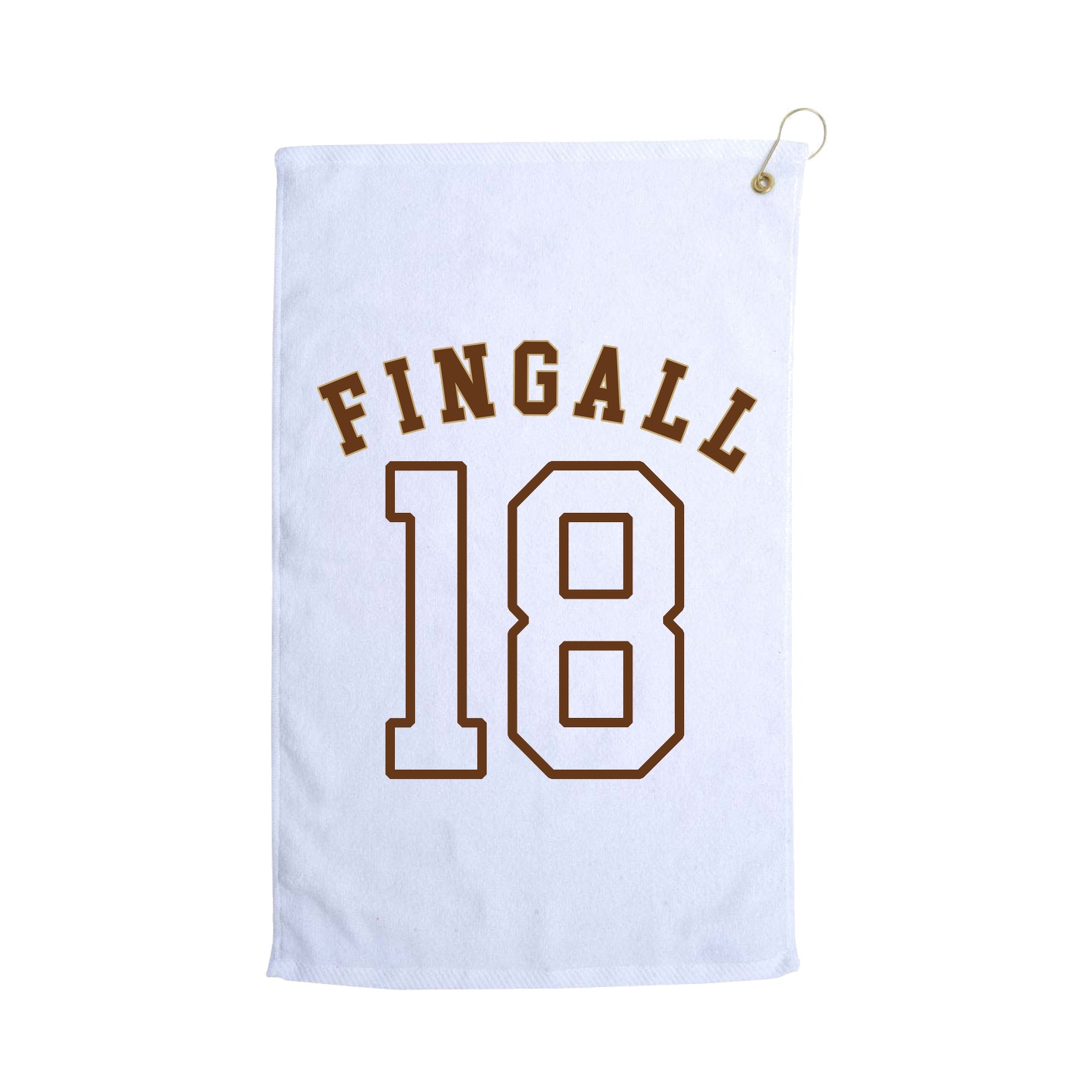 Golf Towel — Shirsey Arch in White