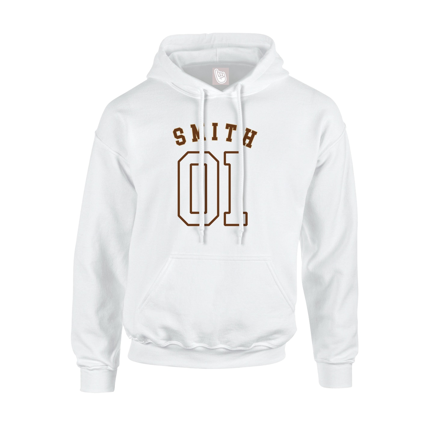Youth Hoodie — Shirsey Arch in White