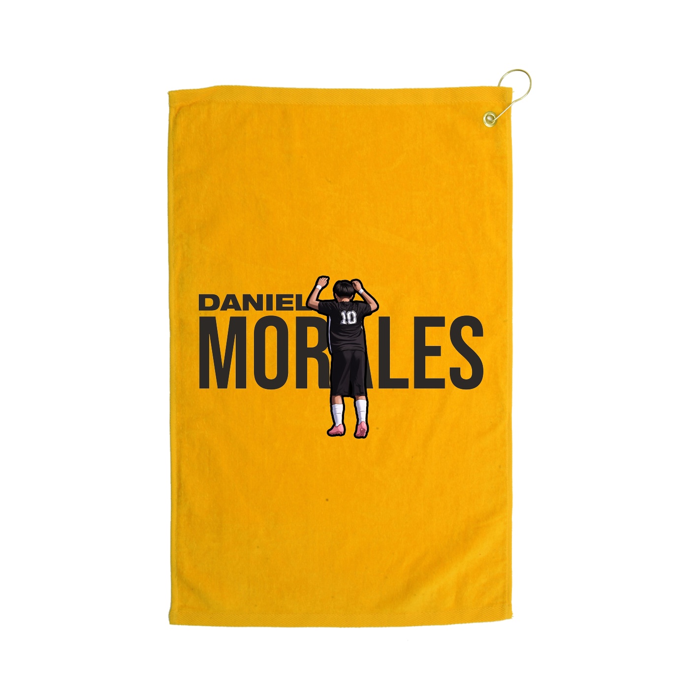 Golf Towel — Player Name in Gold
