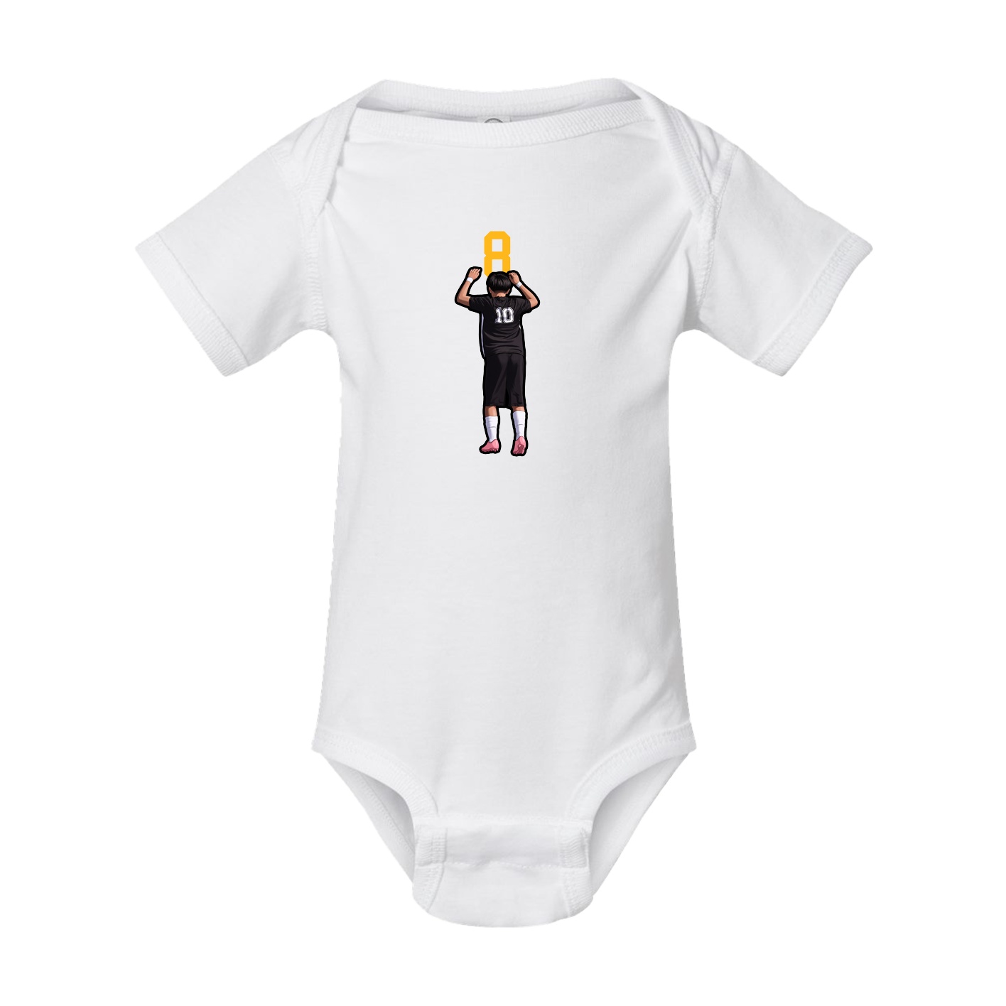 Baby Onesie — Number Top in White