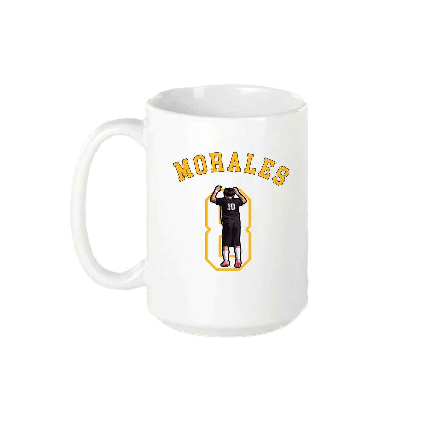 15oz Coffee Mug — Shirsey Arch in White