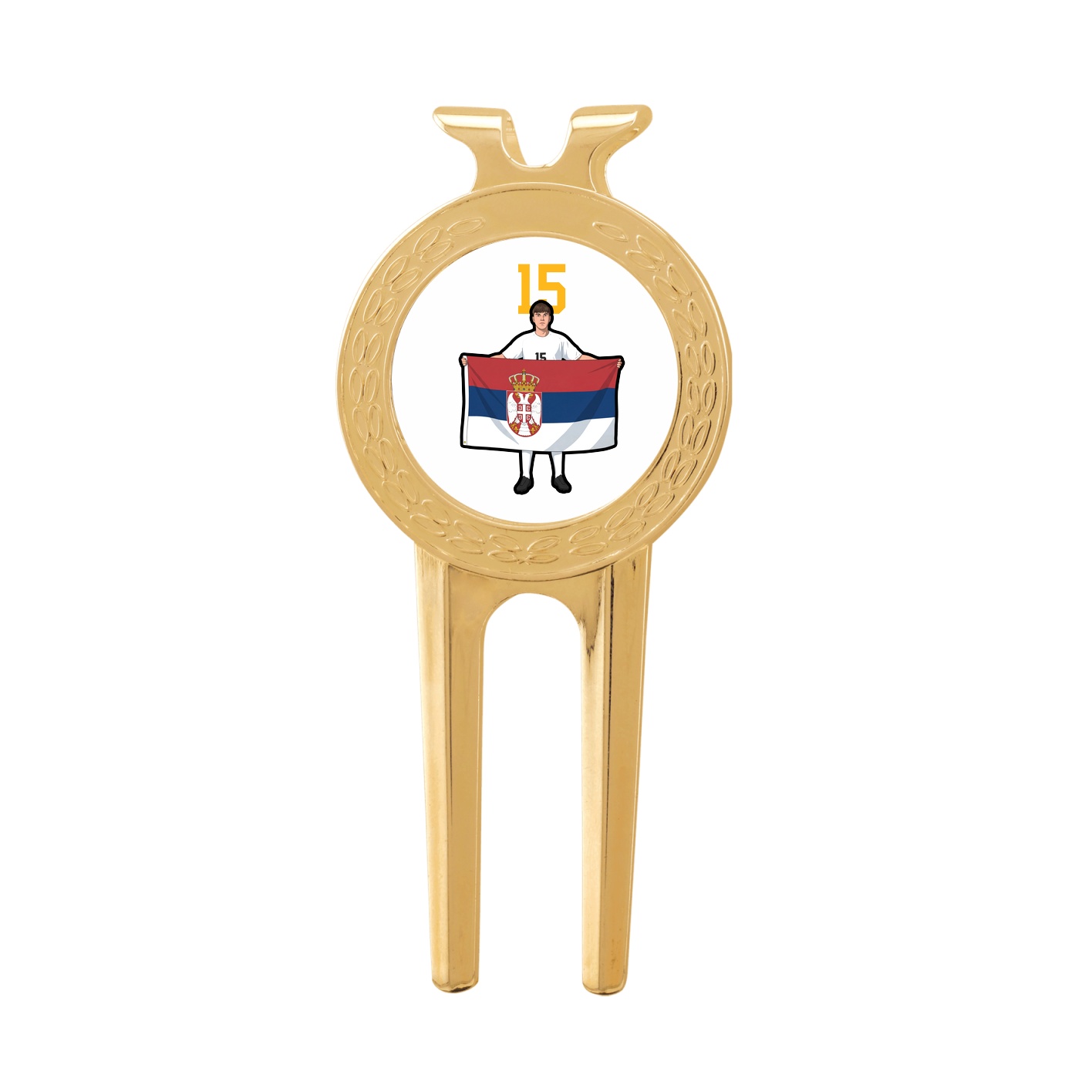Divot Tool with Ball Marker — Number Top in Classic
