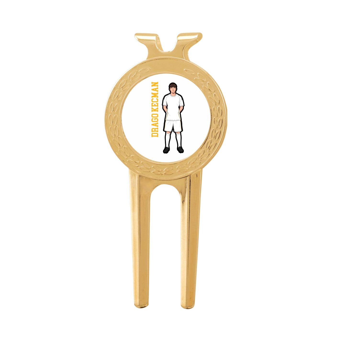 Divot Tool with Ball Marker — Name Vertical in Classic