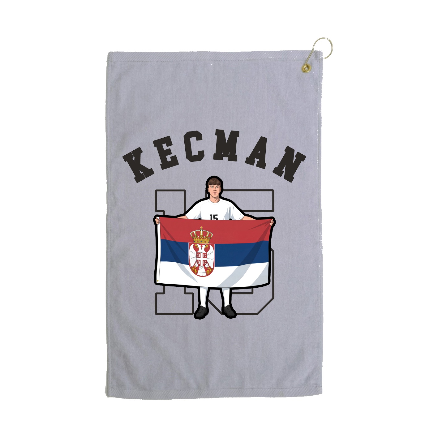 Golf Towel — Shirsey Arch in Grey
